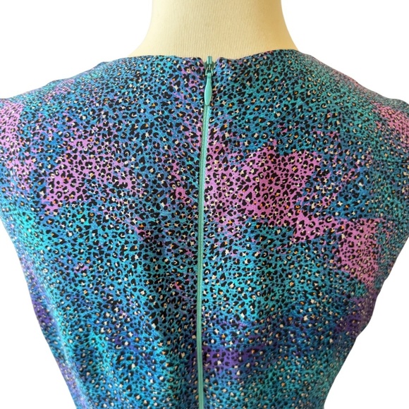 NANETTE LEPORE DRESS 100% SILK SHEATH LINED SUMMER PARTY POCKETS WEDDING GUEST 6 - Picture 6 of 10